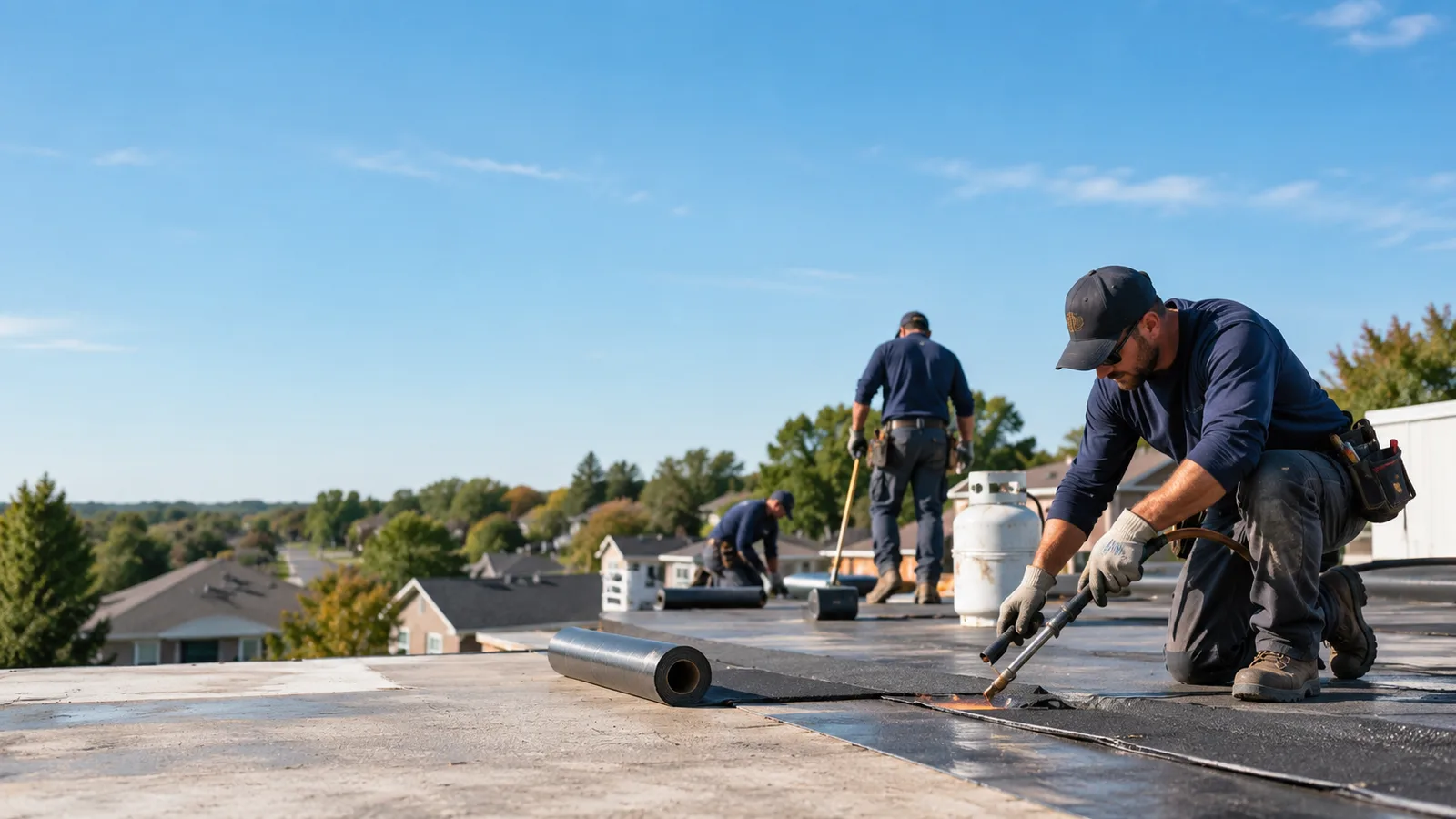 Flat Roof Leak Repair providers in Godfrey, IL